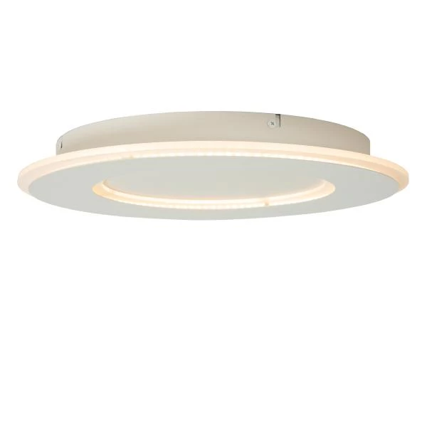 Lucide AXELLE - Flush ceiling light - Ø 39,6 cm - LED Dim. - 1x24W 2700K - 3 StepDim - White - detail 1